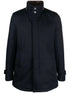 chaqueta de lana con cuello alto